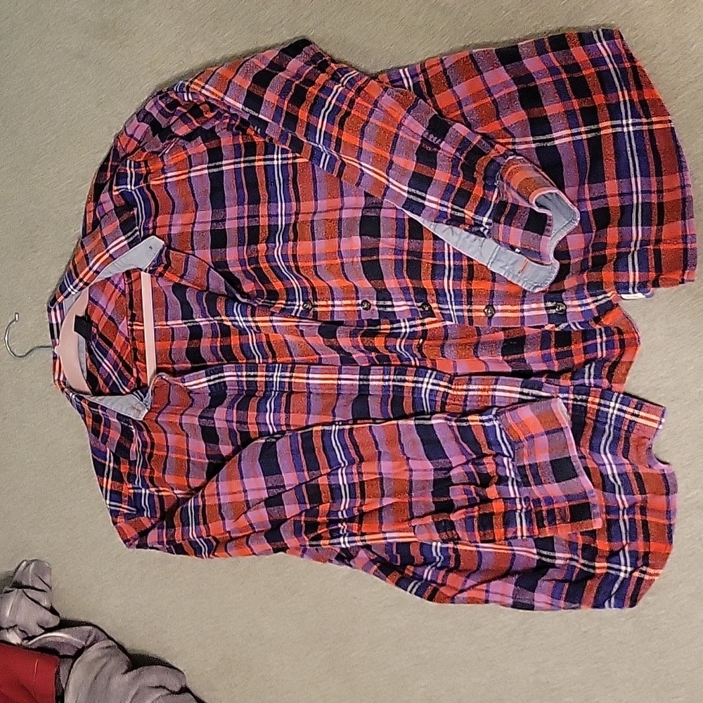 Land's End super nice purple flannel